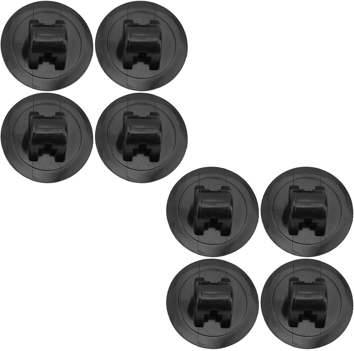 Chrees Motorsteun met Ophanghaken, PVC Kajak/kano-accessoires met Zwarte Voet, voor Opblaasboten en Kajaks met een Diameter van 2 Cm