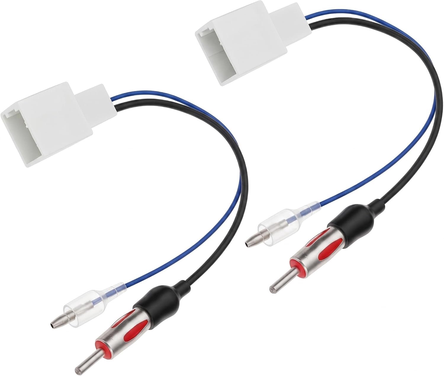 Autoradio Antenne Adapter DIN Kabel 2 Stuks Compatibel met Toyota Modellen