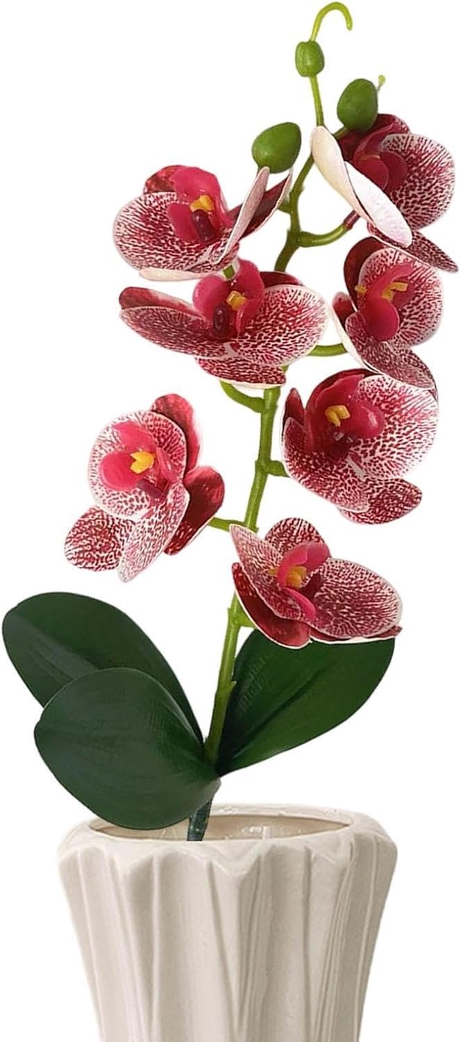 Kunstbloemen voor Binnenhuisdecoratie 3-Bladige Kunstmatige Phalaenopsis