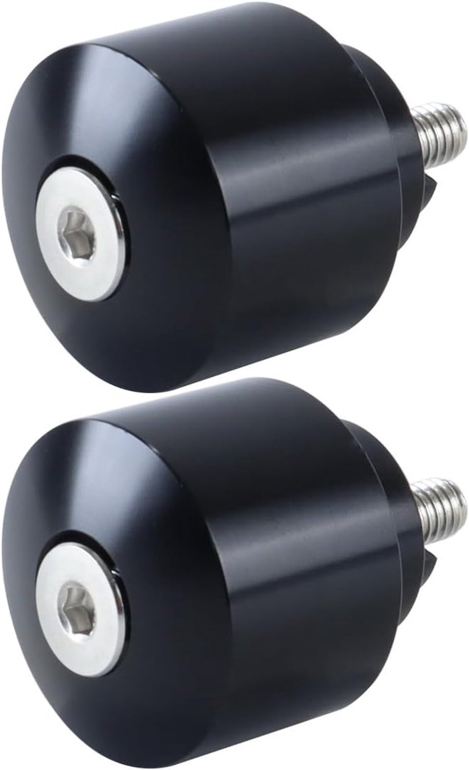 1 paar stuurdoppen voor Honda Goldwing CB-CBR-GL 2001-2023 CNC aluminium stuurdoppen, gewichtssliders, zwart