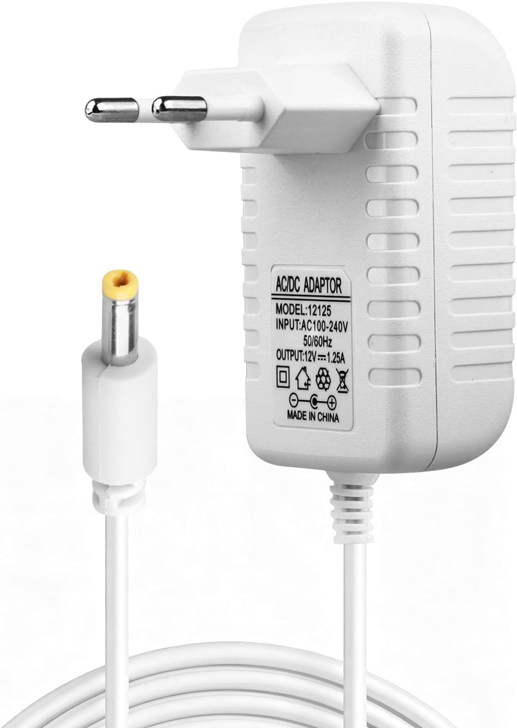 White 15W voeding voor Echo Dot (3e/4e/5e generatie) 15W voeding voor Echo Dot (3e/4e/5e generatie) 1,5 m oplaadkabel, wit 1,5 m oplaadkabel, wit Fire TV Cube