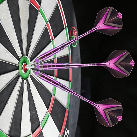 3 stuks dartpijlen met kunststof punt, gegalvaniseerde regenboogbehuizing, professioneel premium elektronisch dartbord met opbergdoos — afbeelding 3