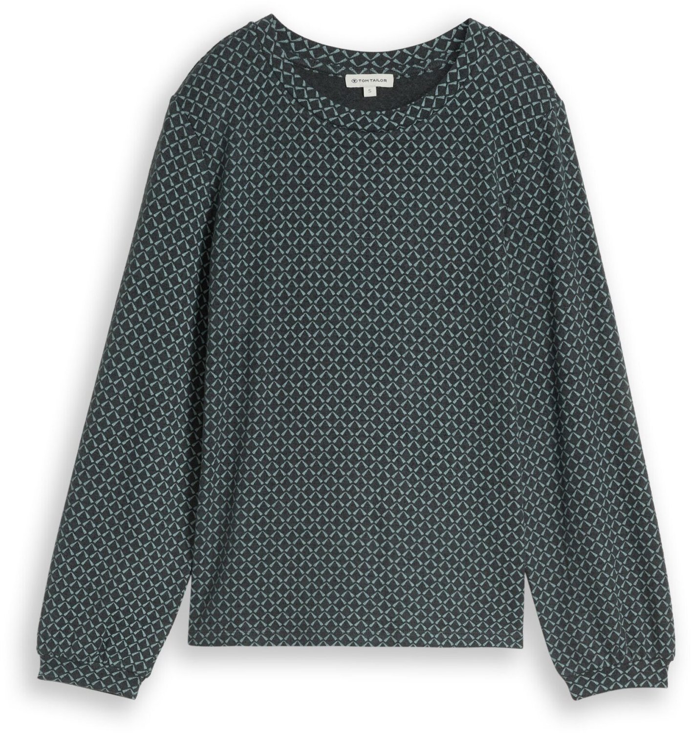 Tom Tailor - Dames t-shirt - Maat M - Vrouwen - GRIJS - Viscose