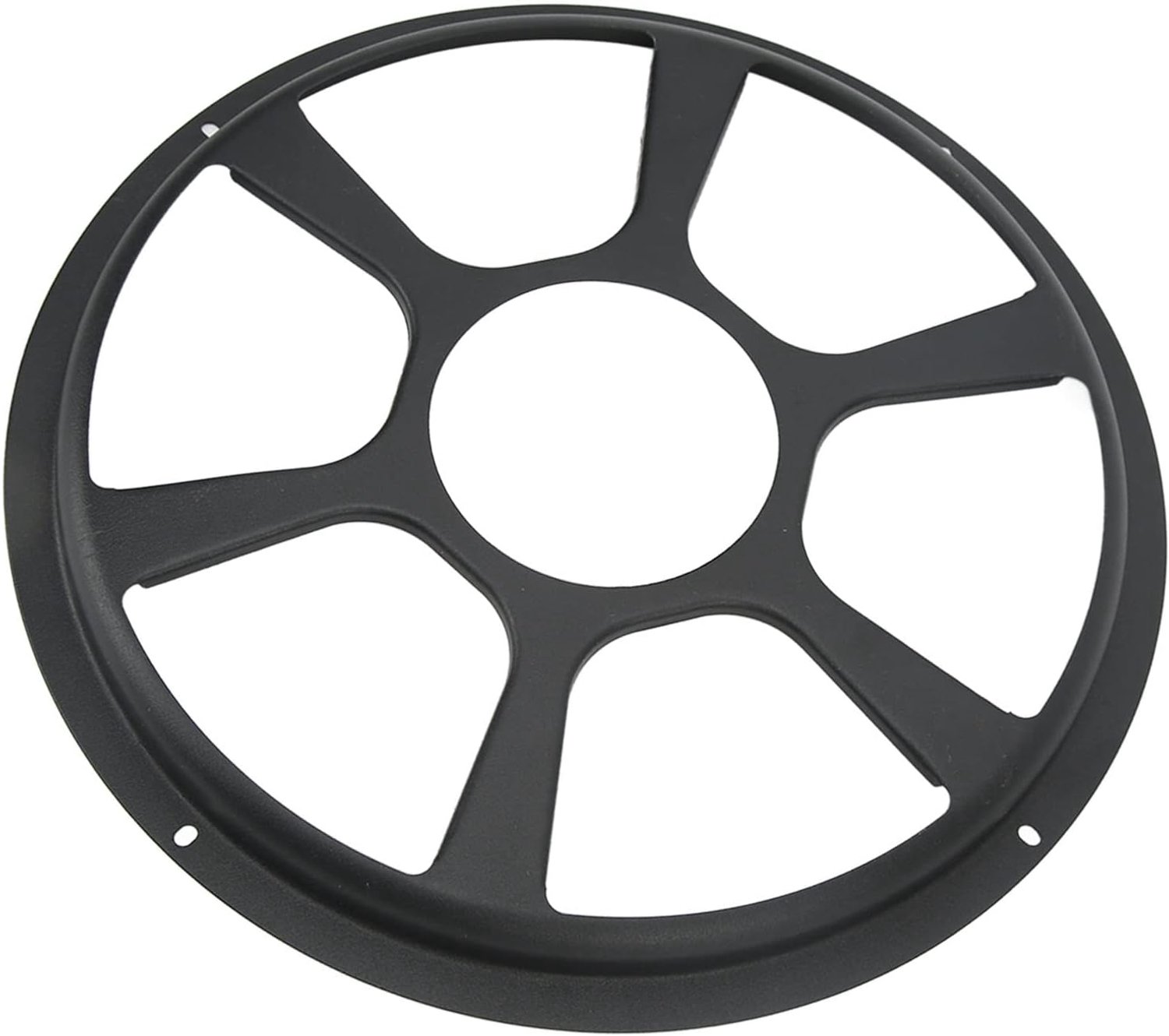Auto subwoofer grill 30,5 cm - zwart - decoratief - verbeterde uitstraling - Vemera
