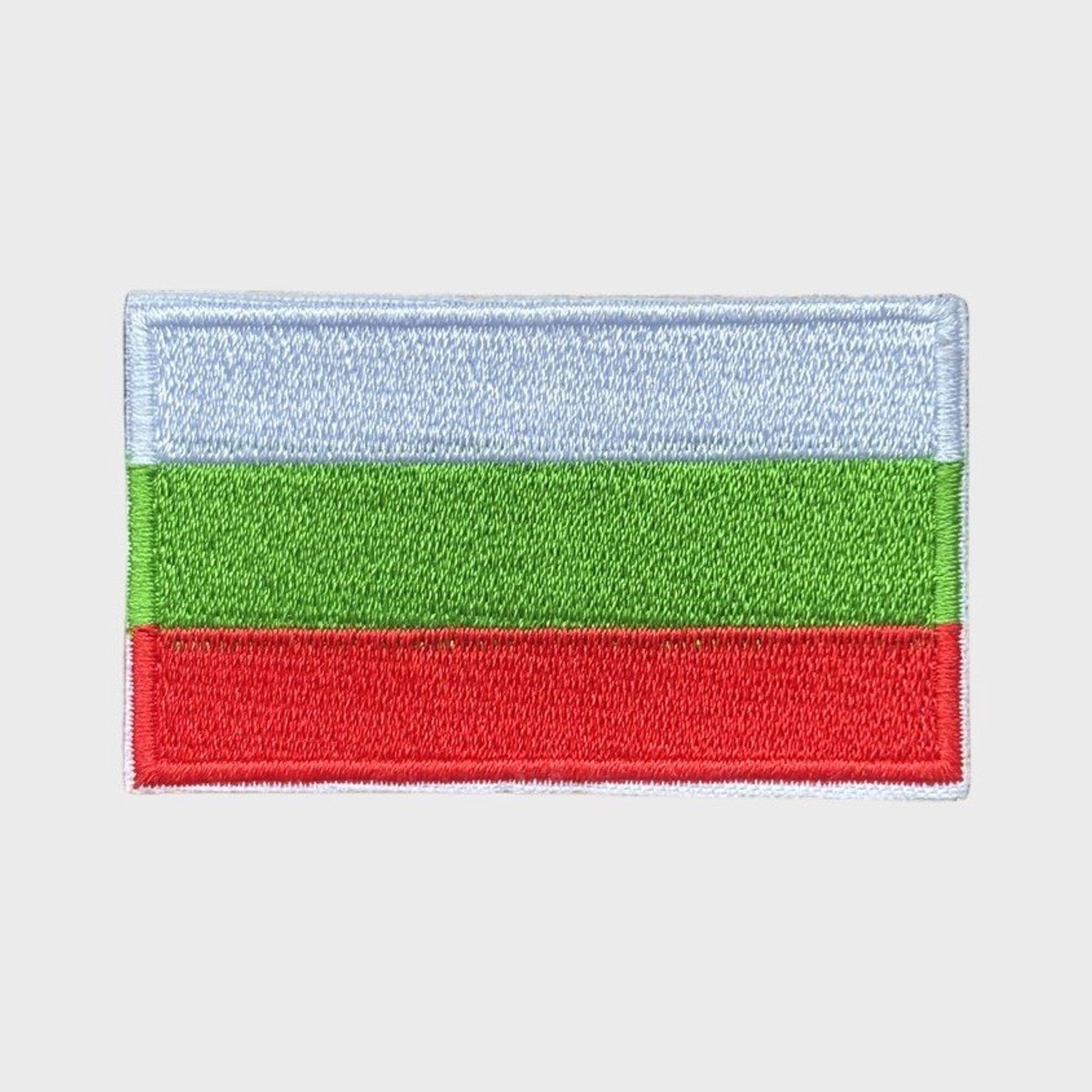 Patchy® – Bulgaarse vlag Strijk Embleem Patch 6.5 x 4 cm