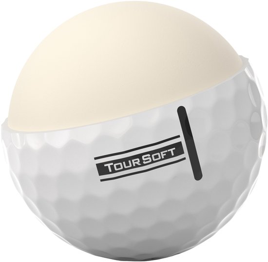 Titleist Tour Soft - Lakeballs - 25 gebruikte golfballen - wit — afbeelding 3