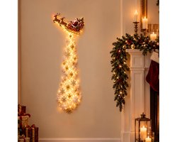 2027 New Christmas Magic Trail Wall Light, LED Cascading Christmas Wall Decor, Sparkling Cascading Snow Walls Light for Home Office Store Decor, A Little Xmas Magic (B)