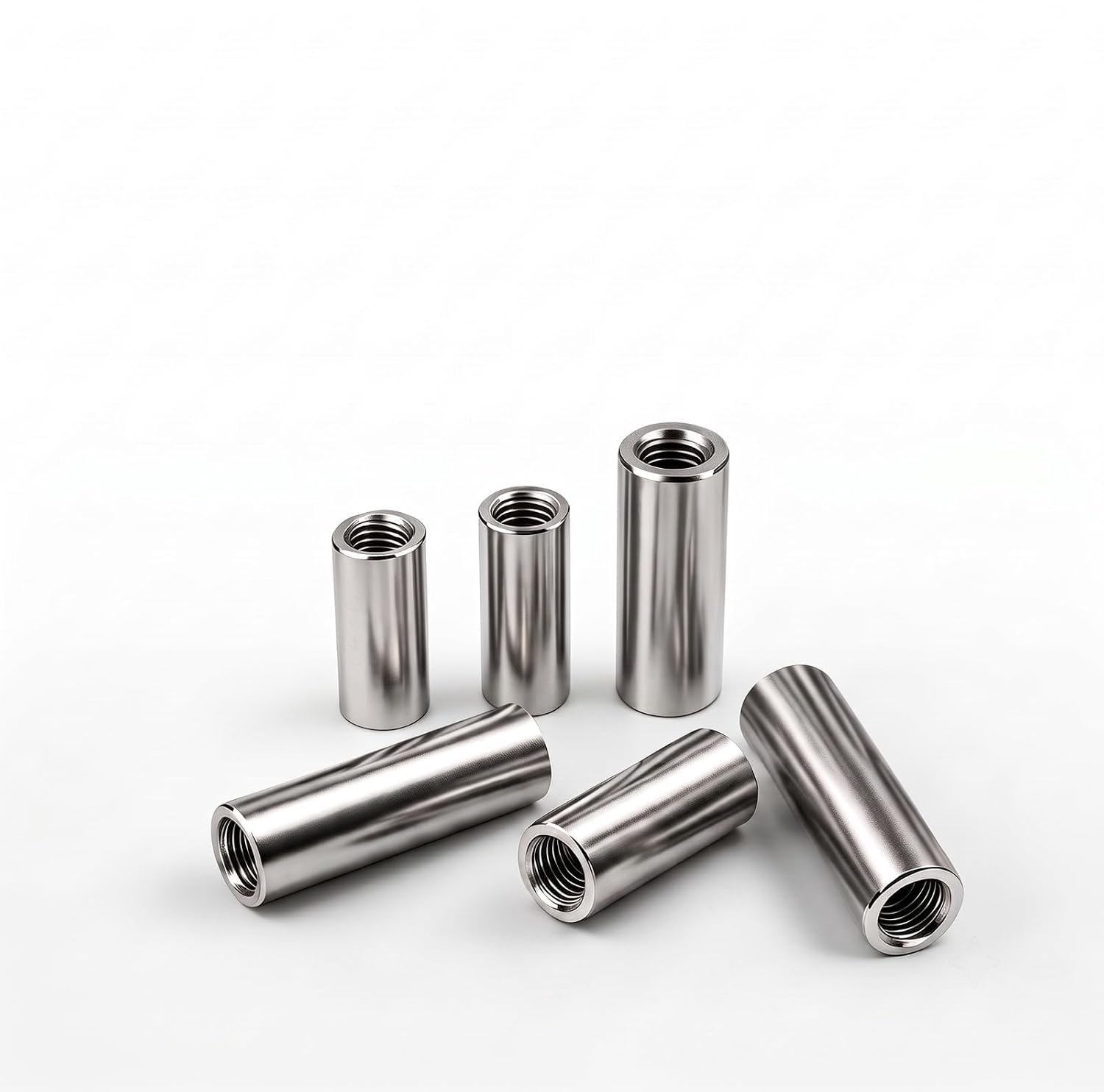 12 stuks schroefdraadhuls M8 x12x40mm lange moer schroefdraadmof - ShopVlot