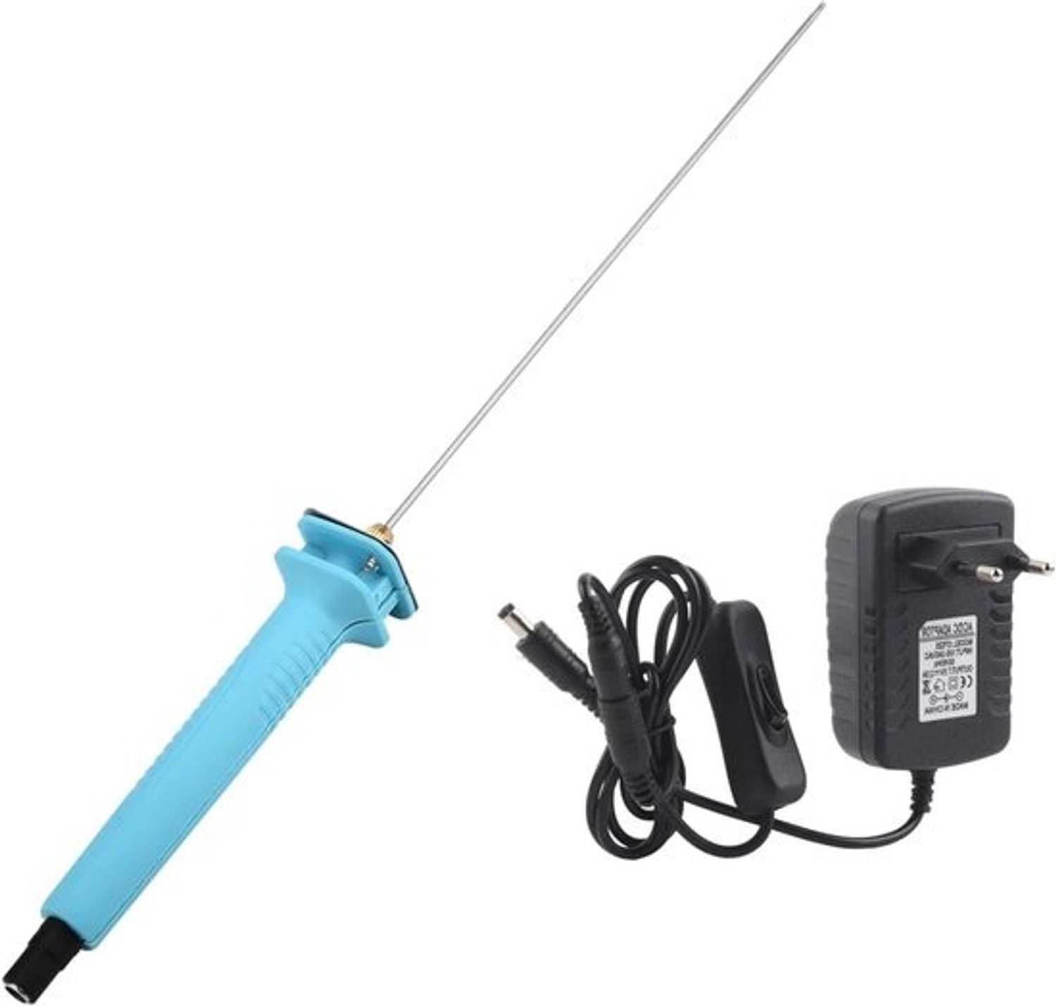 Schuimsnijder Elektrisch - Hete Draad Pen - Hobby Projecten Maken - Ergonomisch Antislip Handvat - 20 cm - Zwart