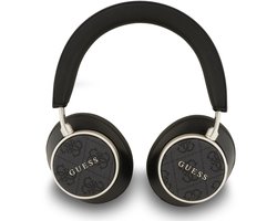 Guess 4G Classic Logo ENC TWS Koptelefoon – ENC – draadloos – PU‑leer afwerking – Zwart