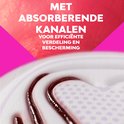 Productdetail: maandverband met absorberende kanalen voor efficiënte verdeling.