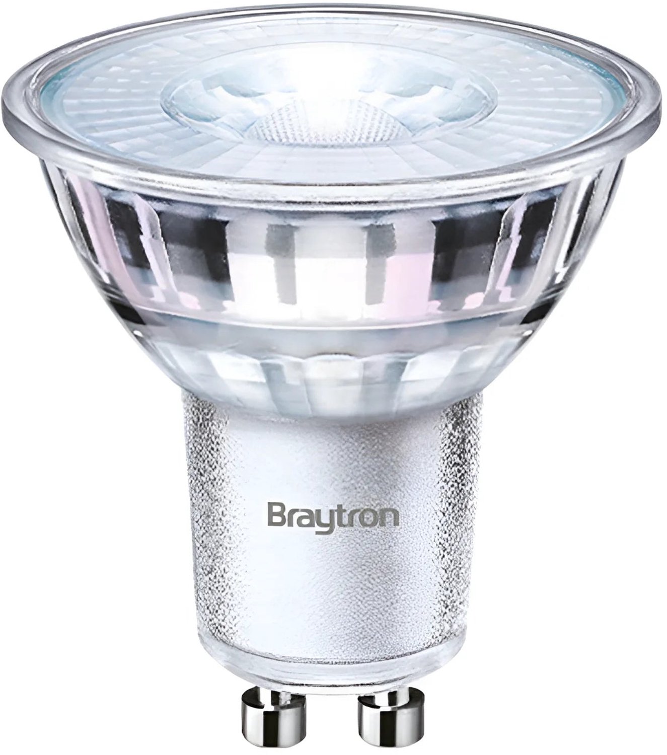 BRAYTRON-LED LAMP-DIMBAAR-NATUREL WHITE-PREMIUM-5.5W-GU10-38D-GLS-4000K-ENERGY BESPAREND-REFLECTOR-GLAS