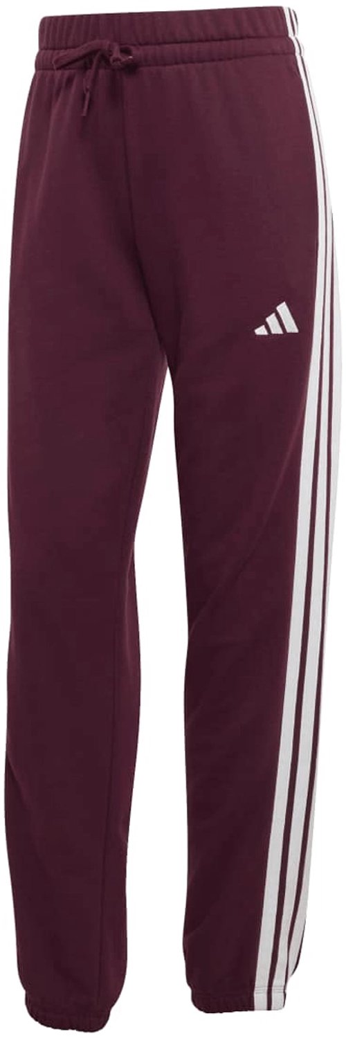 Adidas essentials 3-stripes cuffed joggingbroek in de kleur . Rood