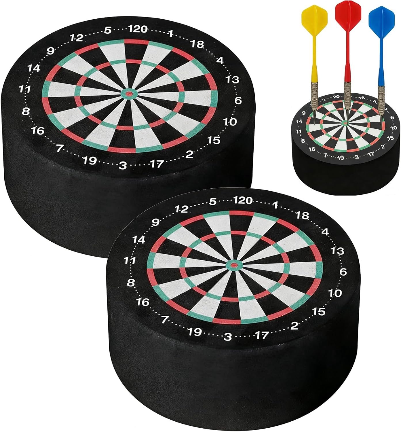 Darthouder mini dubbelzijdig 10 cm - compact - ruimtebesparend - perfect voor darts - ShopVlot