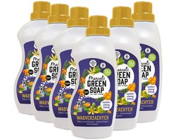 Marcel's Green Soap Wasverzachter - Amber & Ylang Ylang - 6 x 750ml - 180 wasbeurten