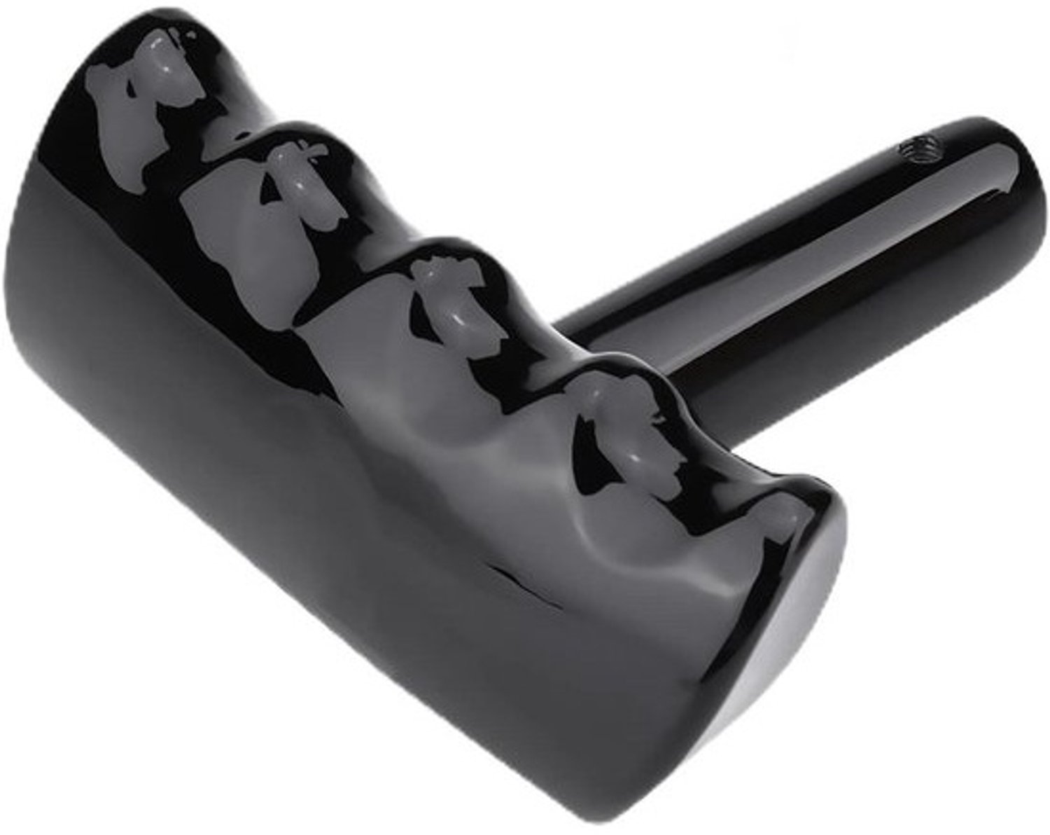 Dioche T-handvat Vorm Auto Versnellingspookknop Shifter voor, &, Hoogwaardig ABS, Ergonomisch Ontwerp, Eenvoudige Installatie (BLACK)