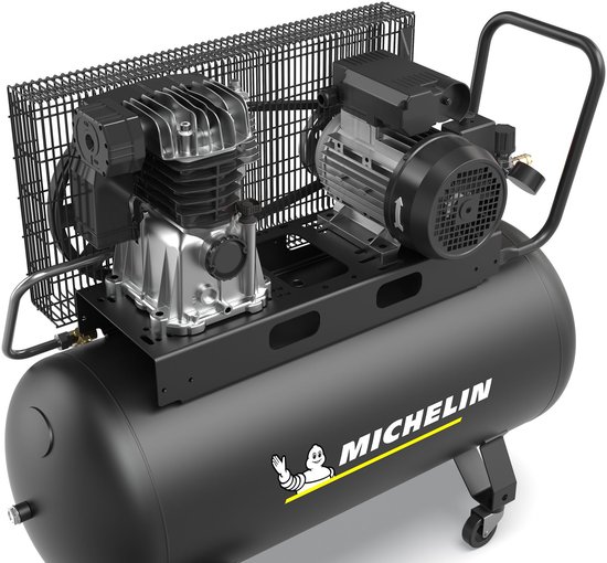 Michelin MX CLASSIC PRO 100-3M | Oliegesmeerde compressor | 10 bar | 3.0 pk / 2.2 kW | 365 l/min | 100 l — afbeelding 2
