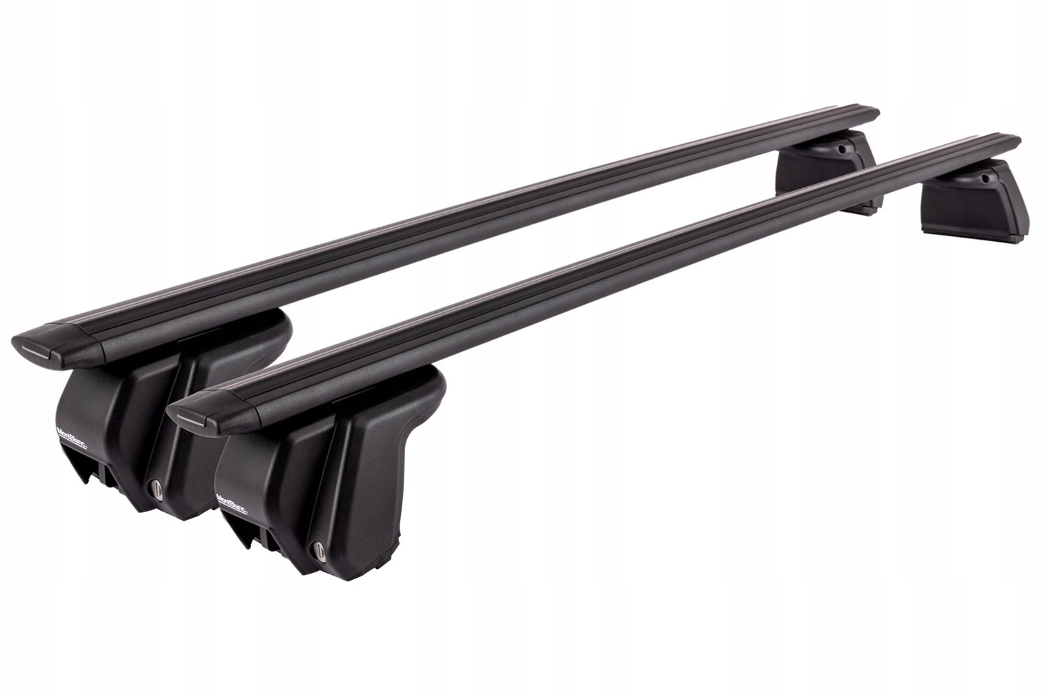 Aerodynamisch dakrek aluminium 70kg zwart, merkloos