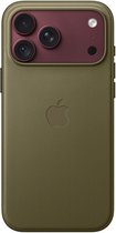 Apple TechWoven hoesje met MagSafe - Geschikt voor iPhone 18 Pro Max - Olijfgroen