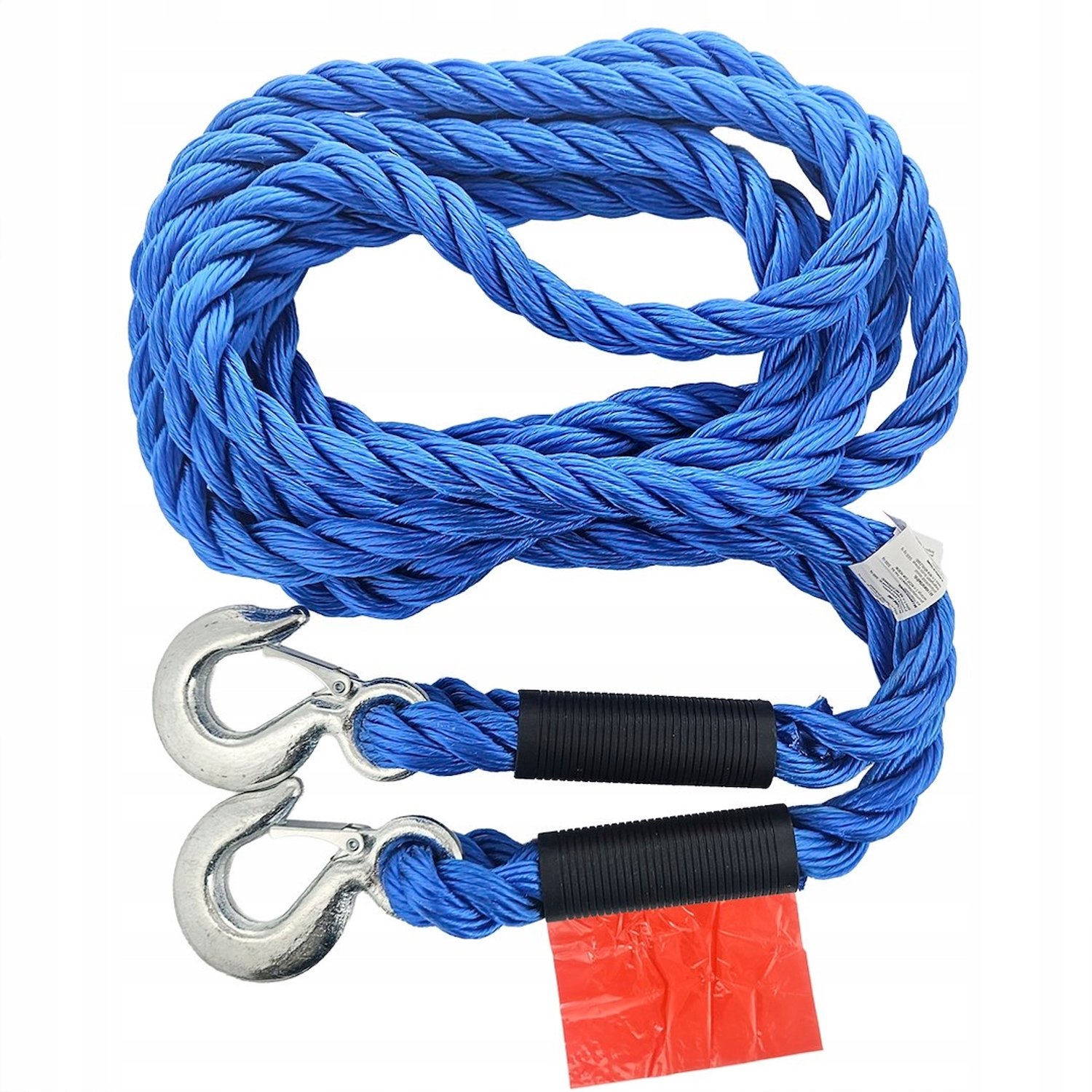 Heavy Duty Sleepkabel 5m - 5000kg - Met Haken