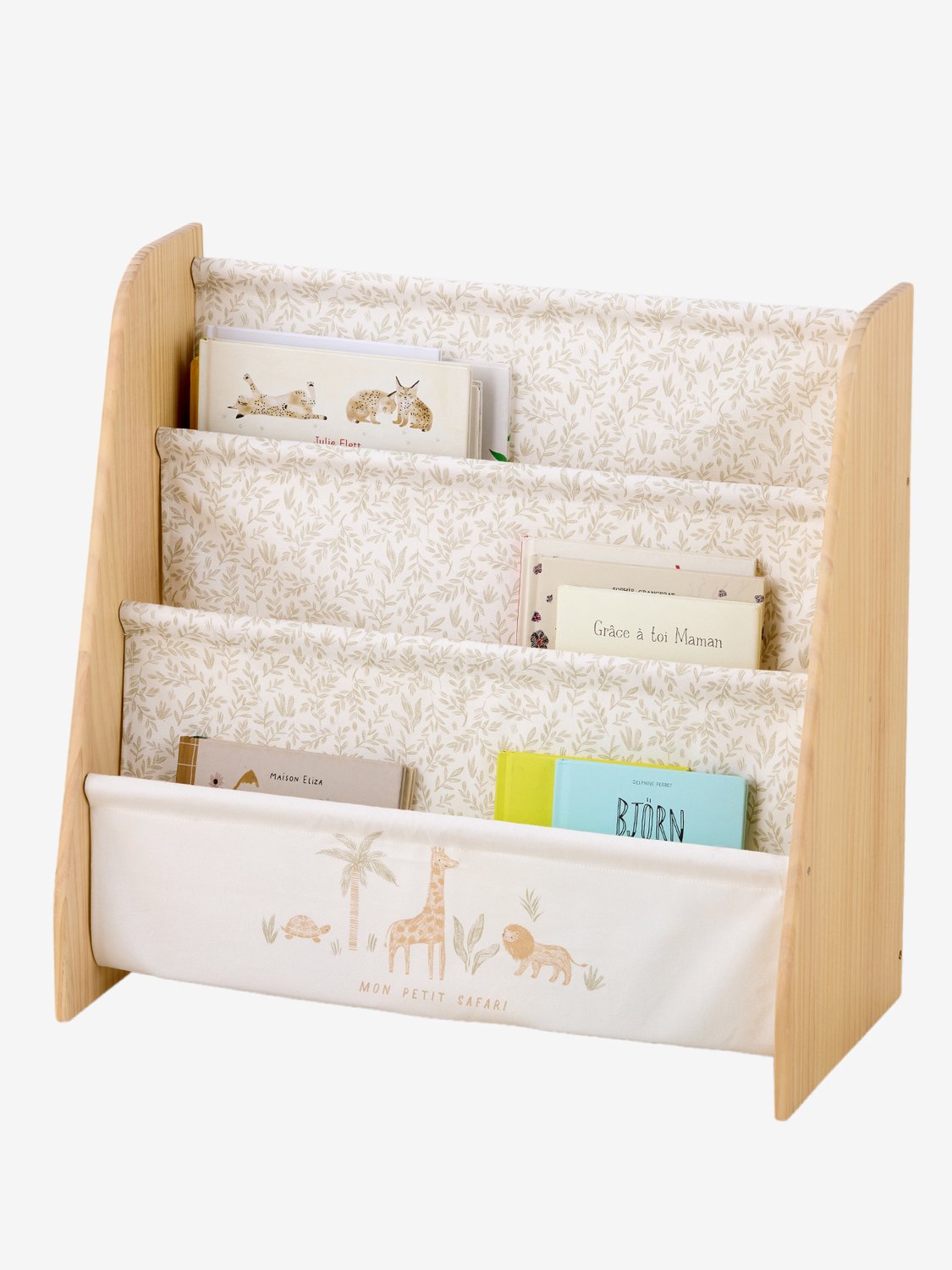 vertbaudet Textiel boekenopslag beige, bedrukt