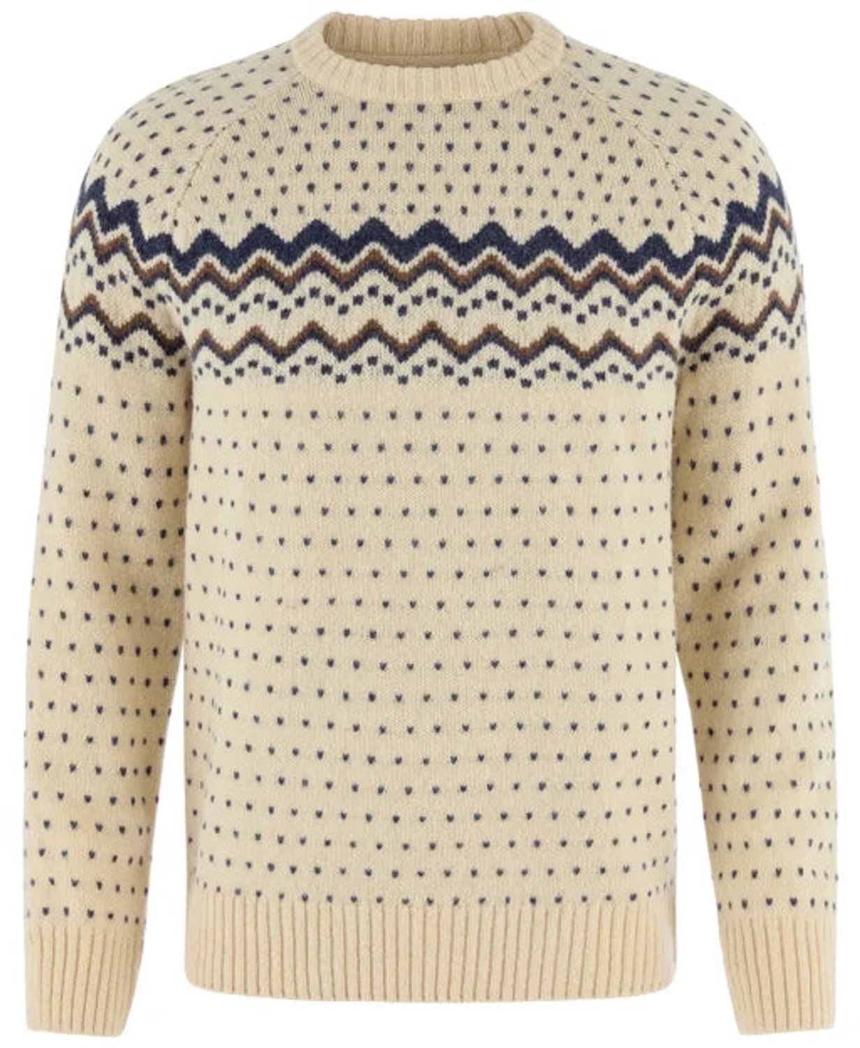FJALLRAVEN Ovik Knit Sweater 81829 625 662 laurel deep forest L Groen
