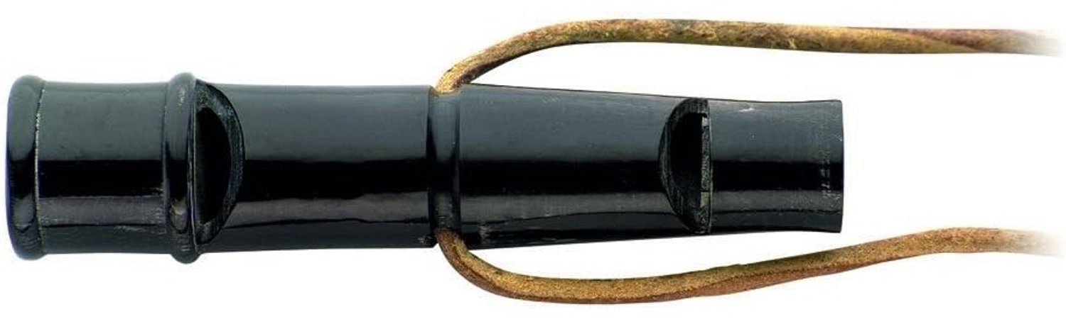 Hondenfluitje - Buffelhoorn - 80 mm - Signaalfluit voor Honden