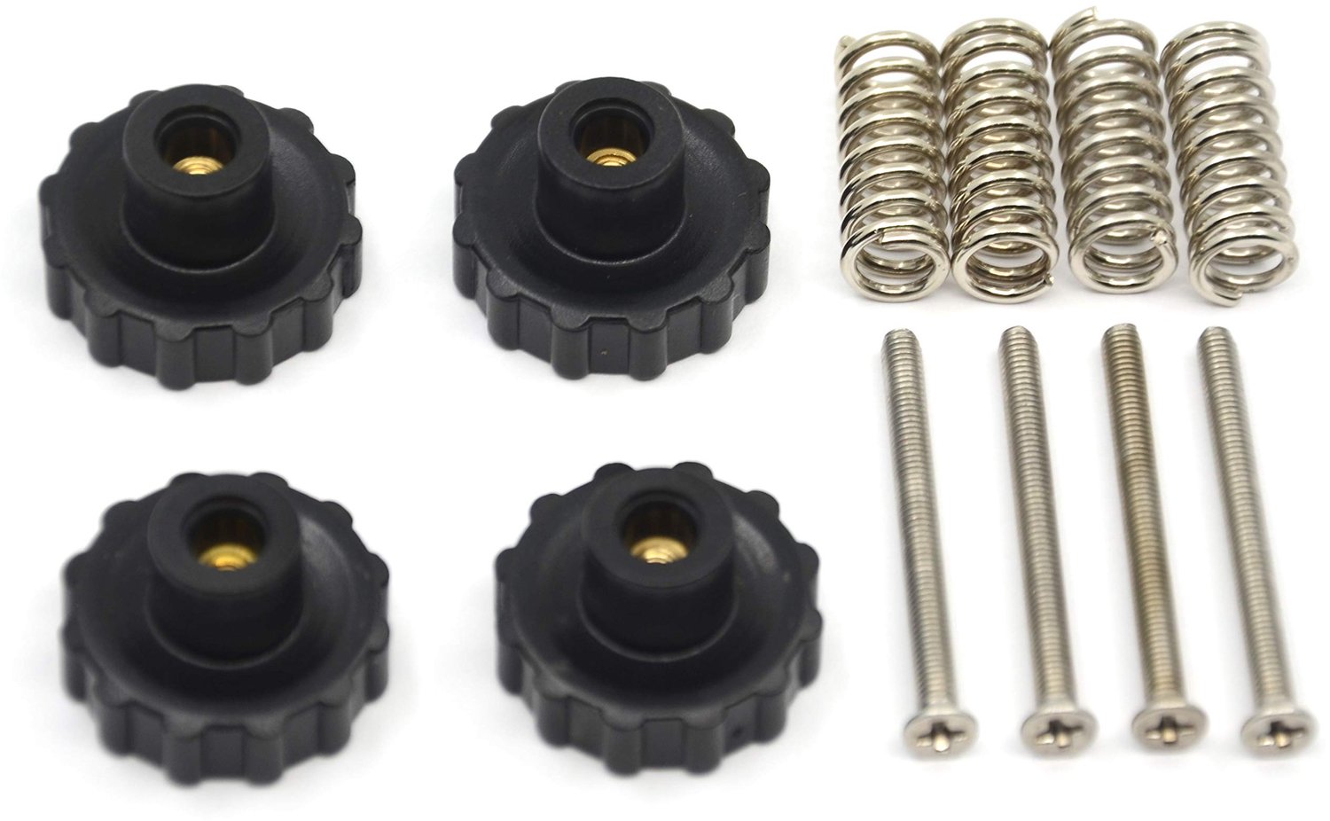 Befenybay 4 STKS Opgewaardeerd Hand Twist Nivellering Moer Diameter 22mm, Hot Bed Spring, M3X35mm Schroeven voor - ShopVlot
