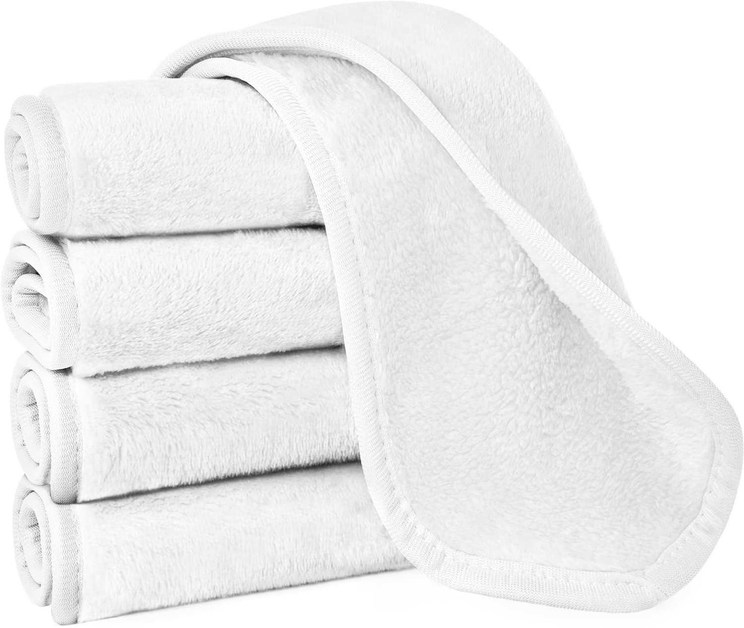 URAQT Gezichtsdoekjes Make-up Remover Microvezel Gezichtsdoekjes voor Herbruikbare Make-up Remover Doek Wasbaar Ultra Zachte Gezichtsreinigingsdoekjes
