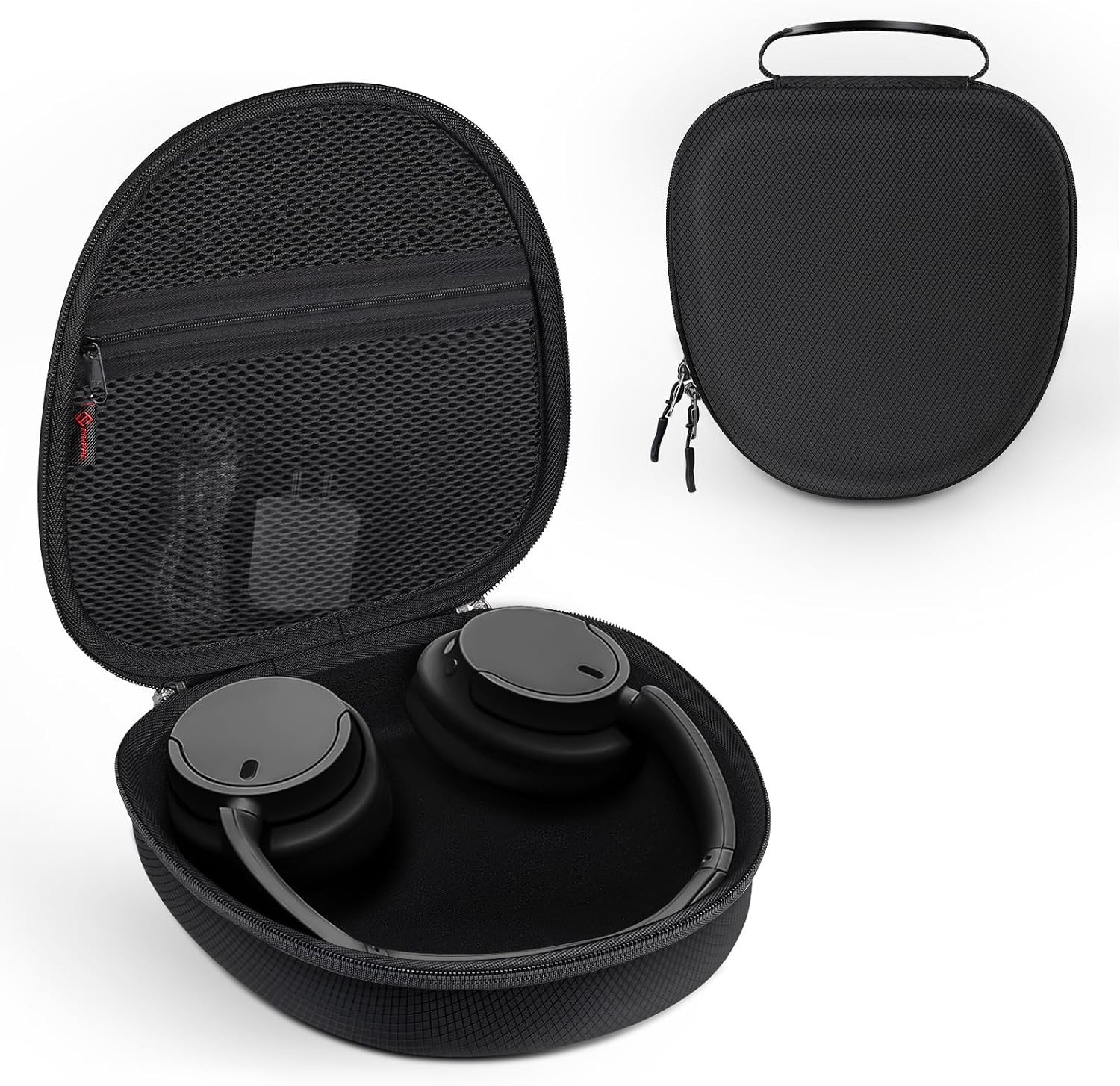 Hard Case voor Sony WH-CH720N, WH-CH710N, WH-CH520, WH-CH510, WH-1000XM6, WH-1000XM5, WH-1000XM4 en WHXB910N - Beschermende Reisopberging en Draagtas voor Draadloze Hoofdtelefoons (Zwart)