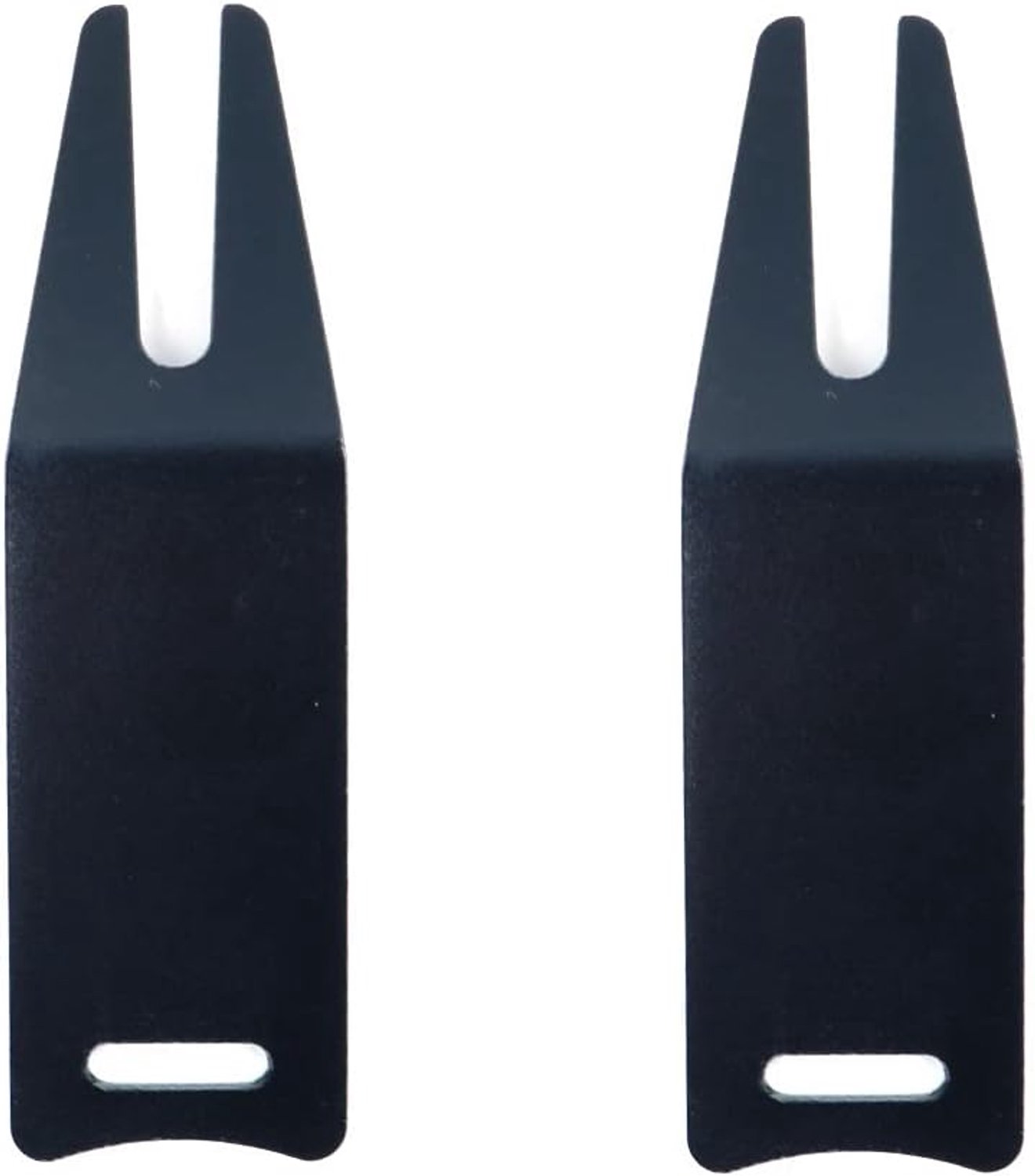 Golf divot reparatietool 2-pack - zwart aluminium - klassiek ontwerp - perfecte balmarker - ShopVlot