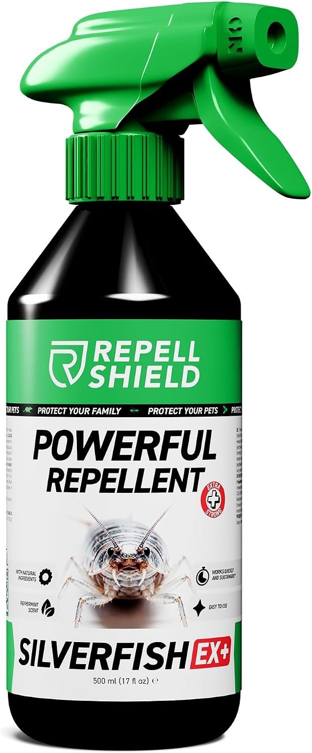 Zilvervisjesspray - Transparant - 500 ml - Effectieve Afweer tegen Zilvervissen - Voor Huishoudelijk Gebruik