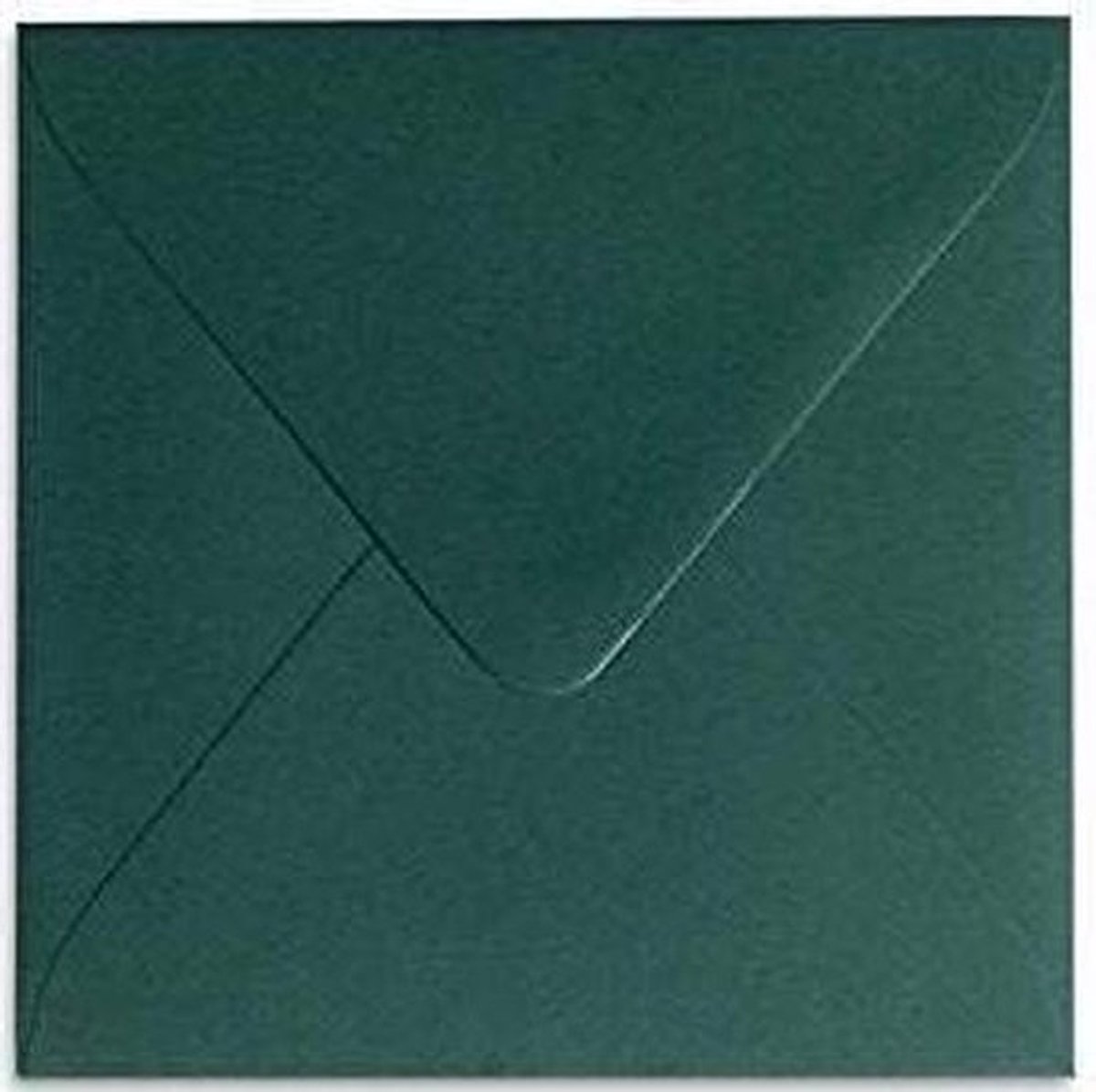 Vierkante Enveloppen - Papieren Briefen - Kaarten Versturen - Duitse Kwaliteit - 14 x 14 cm - Dennengroen