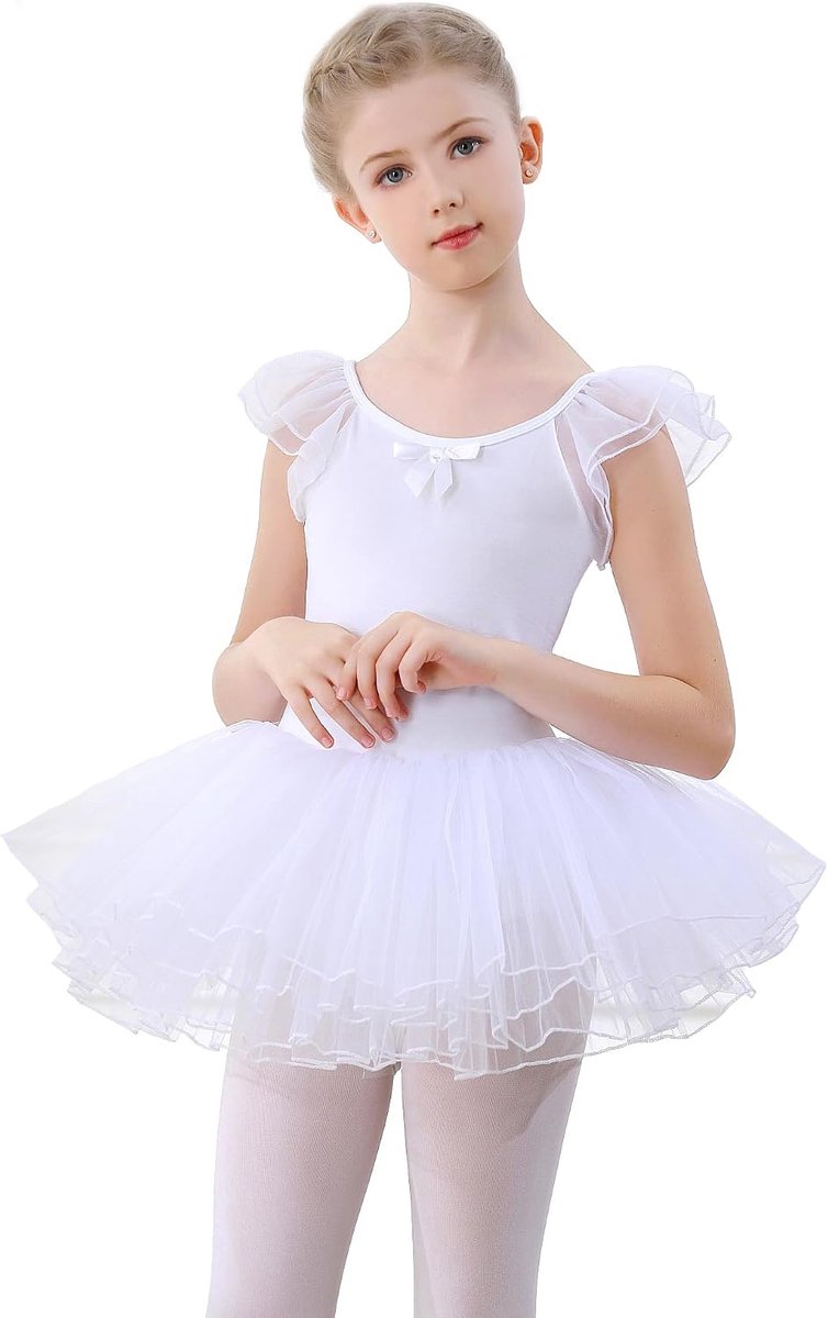 Dansjurk voor Meisje Katoen Balletpakje Ballet Tutu Dans Turnpakje Carnaval