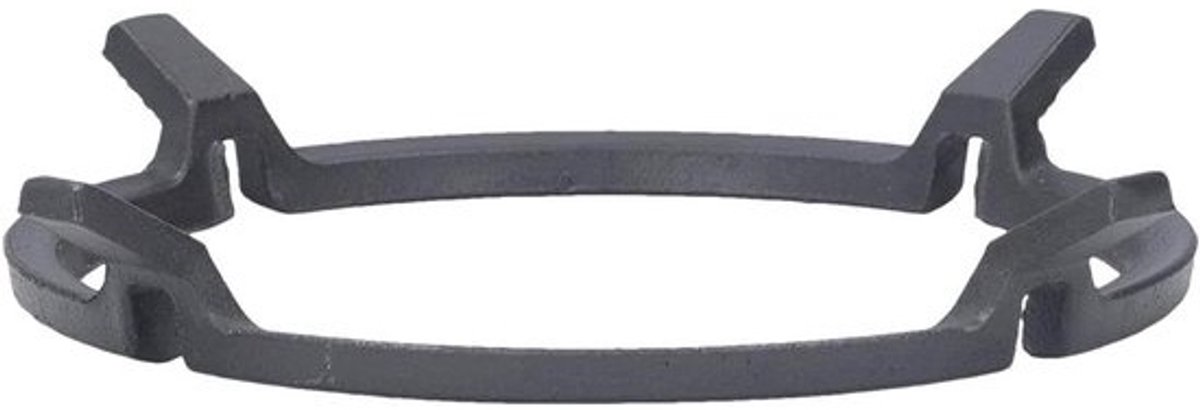 Wok Ring - Panhouder - Stabiel Koken - Vier Poten Ontwerp - 15.7 cm Binnendiameter - Zwart