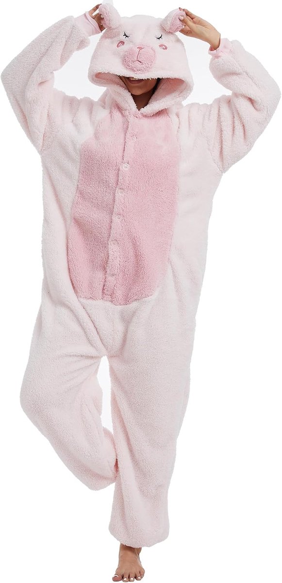 Pyjama's, jumpsuit, panda, uniseks voor volwassenen, dieren-onesie, voor cosplay, Halloween, carnaval kostuums Dames Pyjama Dierkostuums Winter