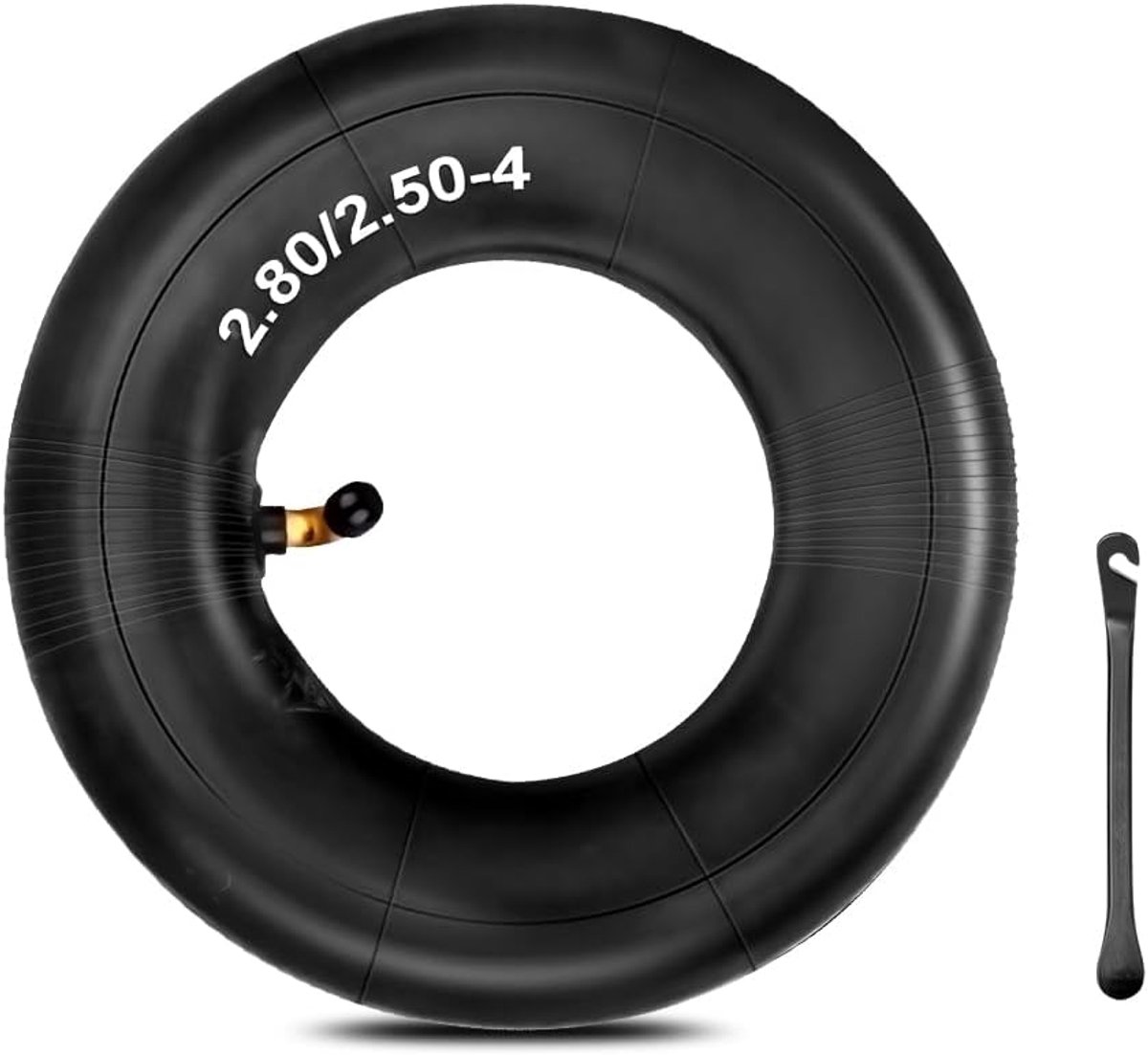 Wagenslang met gebogen ventielschacht, TR87 kruiwagenslang, binnenband voor grasmaaier, kruiwagen, tuinaanhanger, go-karts (1)
