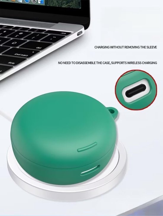 compatibel met Anker Soundcore Sleep A30, schokbestendige siliconen beschermhoes [LED aan de voorkant], compatibel met Anker Soundcore Sleep A30, zwart — afbeelding 3
