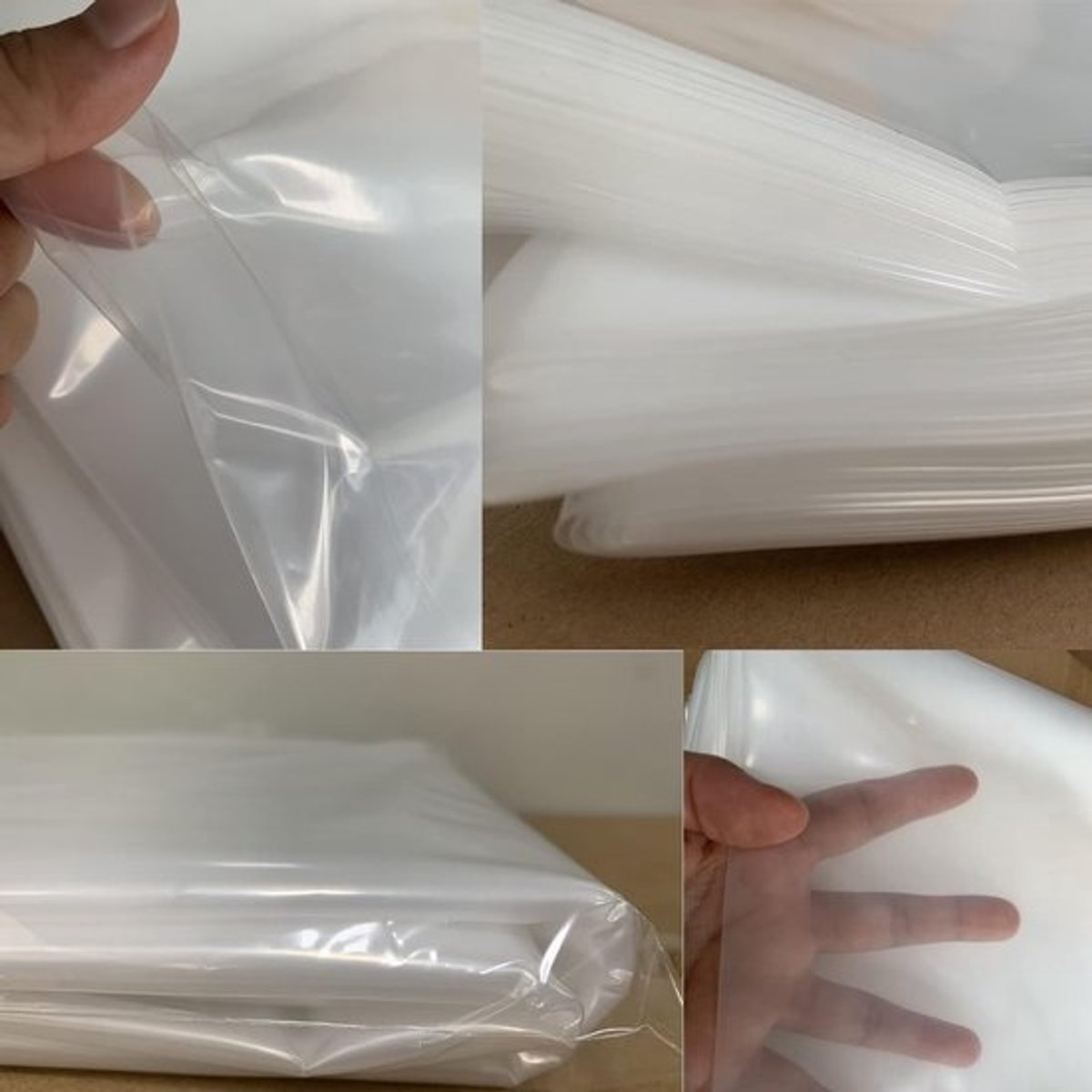 Tapijt Opbergzakken - Tapijt Beschermhoezen - Tapijt Verpakken - Extra Dik Materiaal - 9'x12' - Transparant