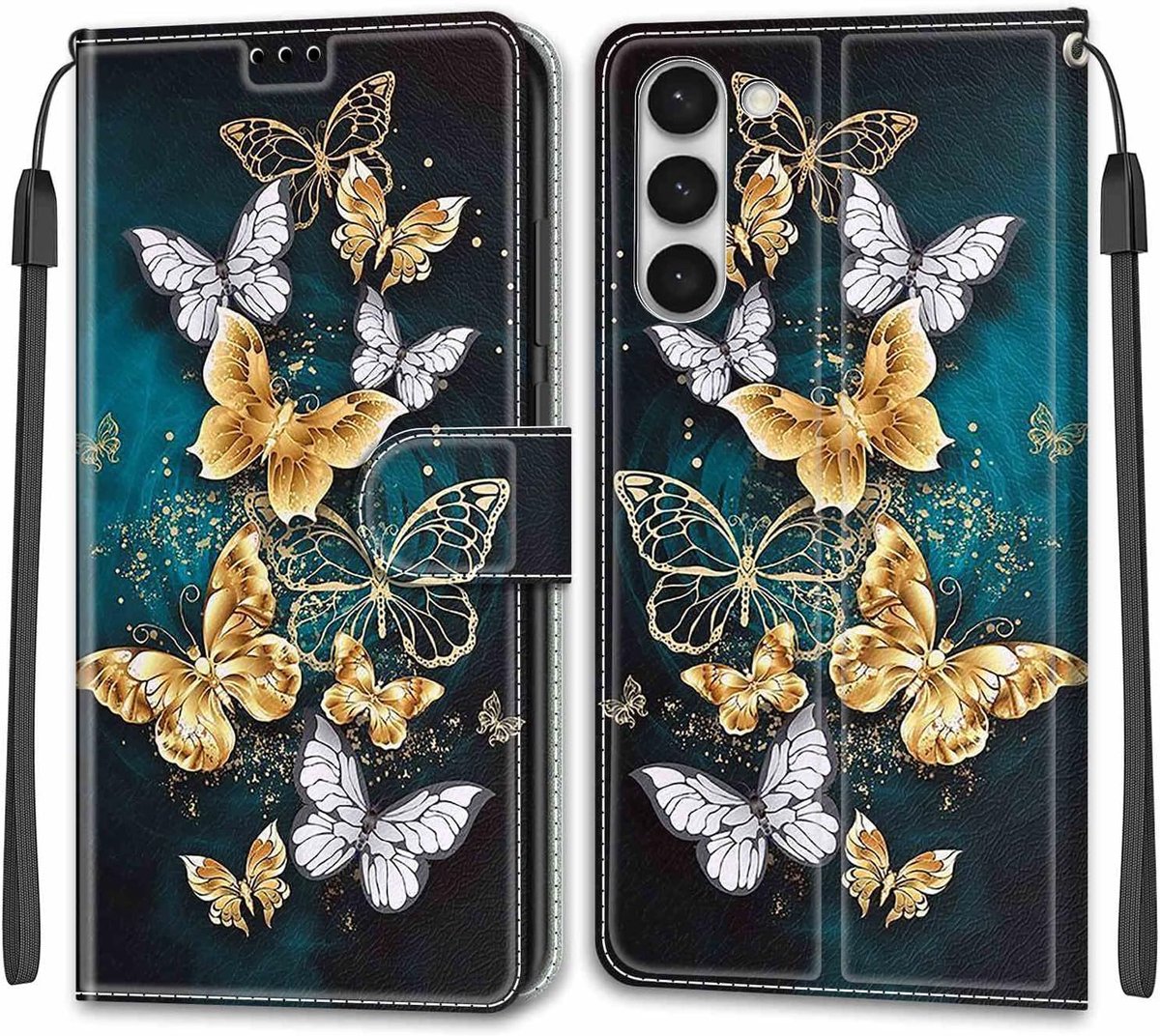 Portemonnee Telefoonhoes voor Samsung Galaxy S23 Zilver