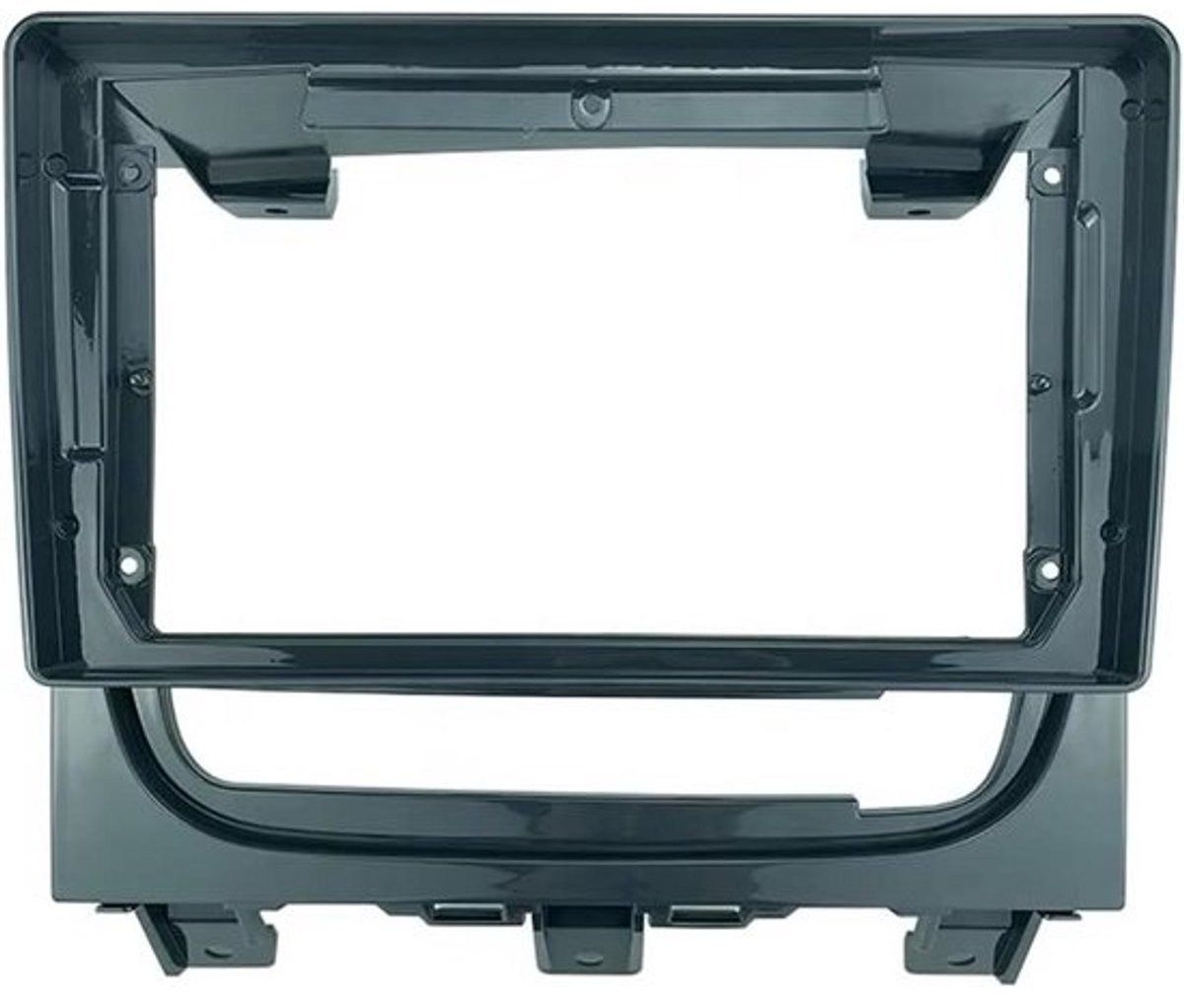 Radio Paneelframe - Dashboard Frame - Auto Audio Upgrade - Slijtvast ABS Materiaal - 9 Inch Scherm - UV Zwart