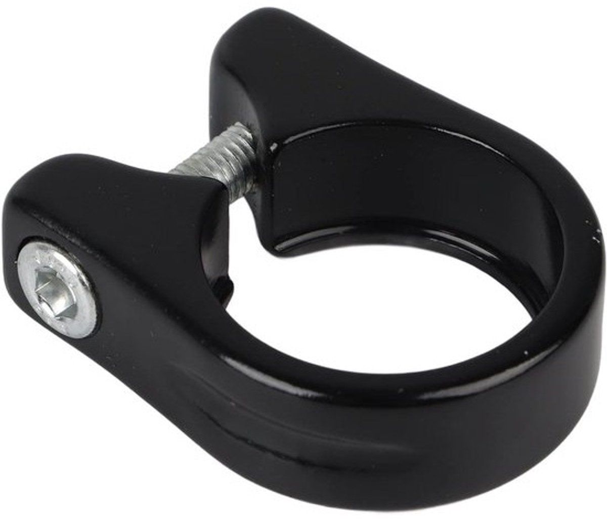 Zadelpenklem - Snelspanner Fiets - Zadelhoogte Instellen - Gereedschapsloos Verstelbaar - 28.6 mm - Zwart
