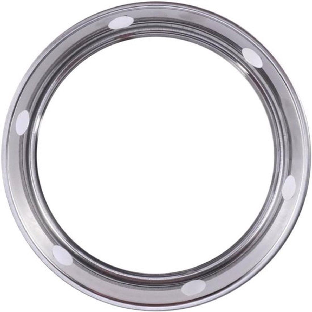 Woksteun Ring - Panhouder Keuken - Stabiel Koken - Winddicht Ontwerp - 23.5 cm - Zilver