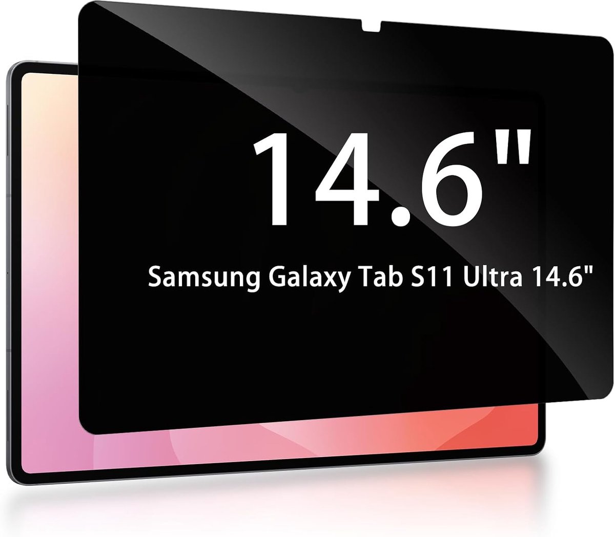 180 graden privacybeschermfolie voor Samsung Galaxy Tab S11 Ultra