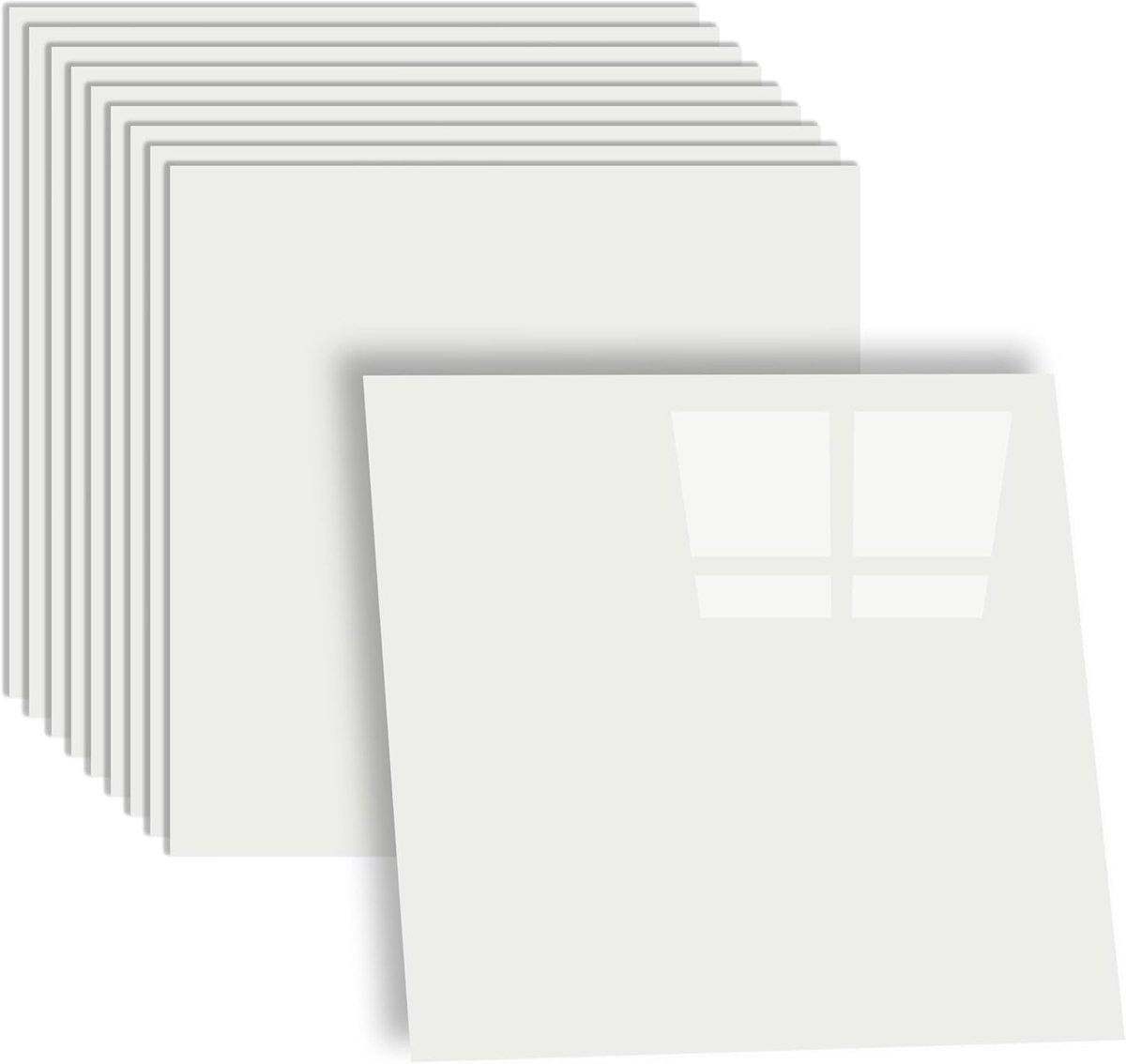 10 stuks Zelfklevende tegels voor keuken - zelfklevende tegels zwart waterdicht 30 x 30 cm - wandpanelen zelfklevend voor wanddecoratie slaapkamer, woonkamer, badkamer