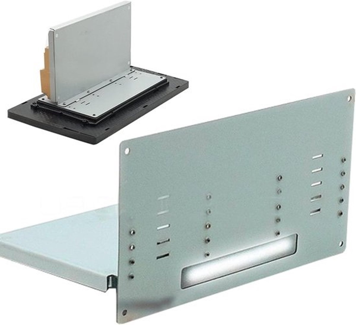 Autoradio Adapter - Speciale Slim - Auto Installatie - Metaal Materiaal - 9 en 10.1 inch - Zilver