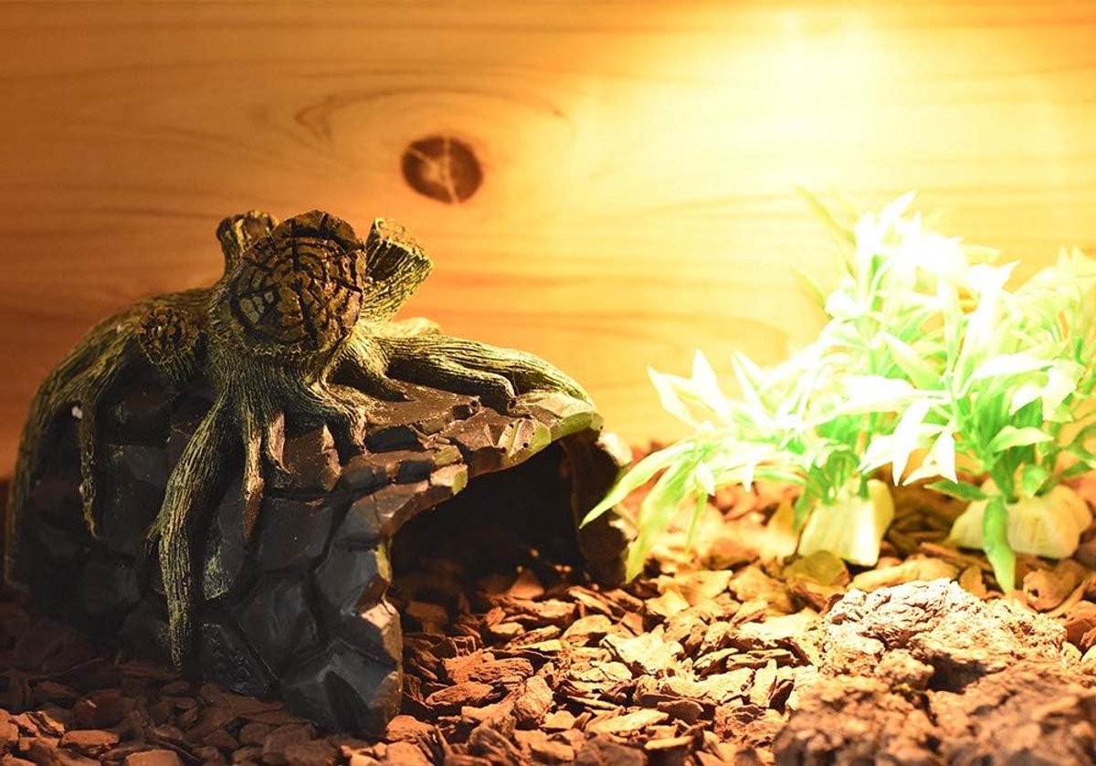 Reptielen Fokken Doos Onderdak Bevochtigen Verbergen Grot Habitat Decor Terrarium Hideout Grotten Keramiek
