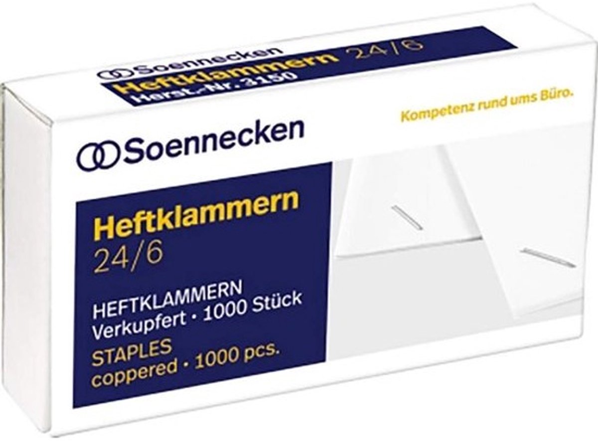 1000 Stuks Verkoperde Nietjes Type 24/6