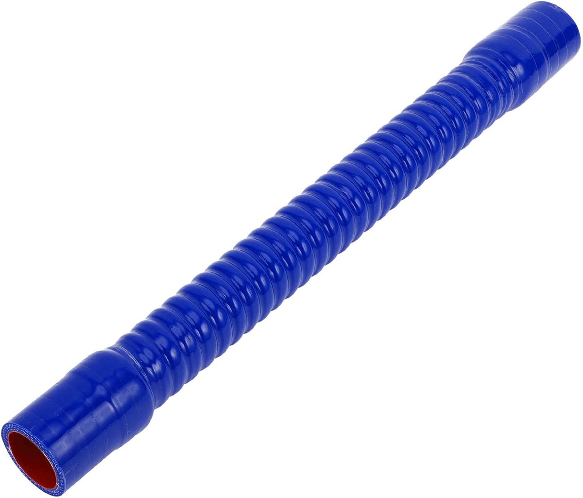 Dailygoods- Koelslang Silicone 30mm Binnendiameter - 400mm Lengte - Meerlaags Geweven - Blauw/Rood - Temperatuurbestendig - Maximale Druk 1Mpa - Silic
