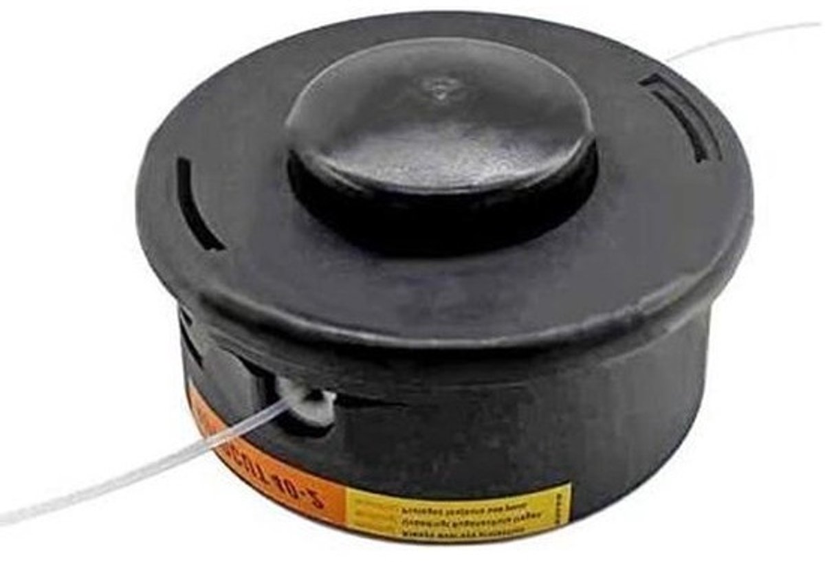Trimmer Hoofd - Onkruideter Kop - Tuinonderhoud Uitvoeren - Linkse Draad - 12mm x 1.5mm - Zwart